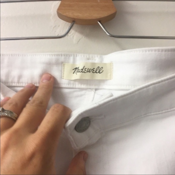 NWT Madewell 10" High-Rise Skinny Jeans White Size 36 (18) - Picture 3 of 7